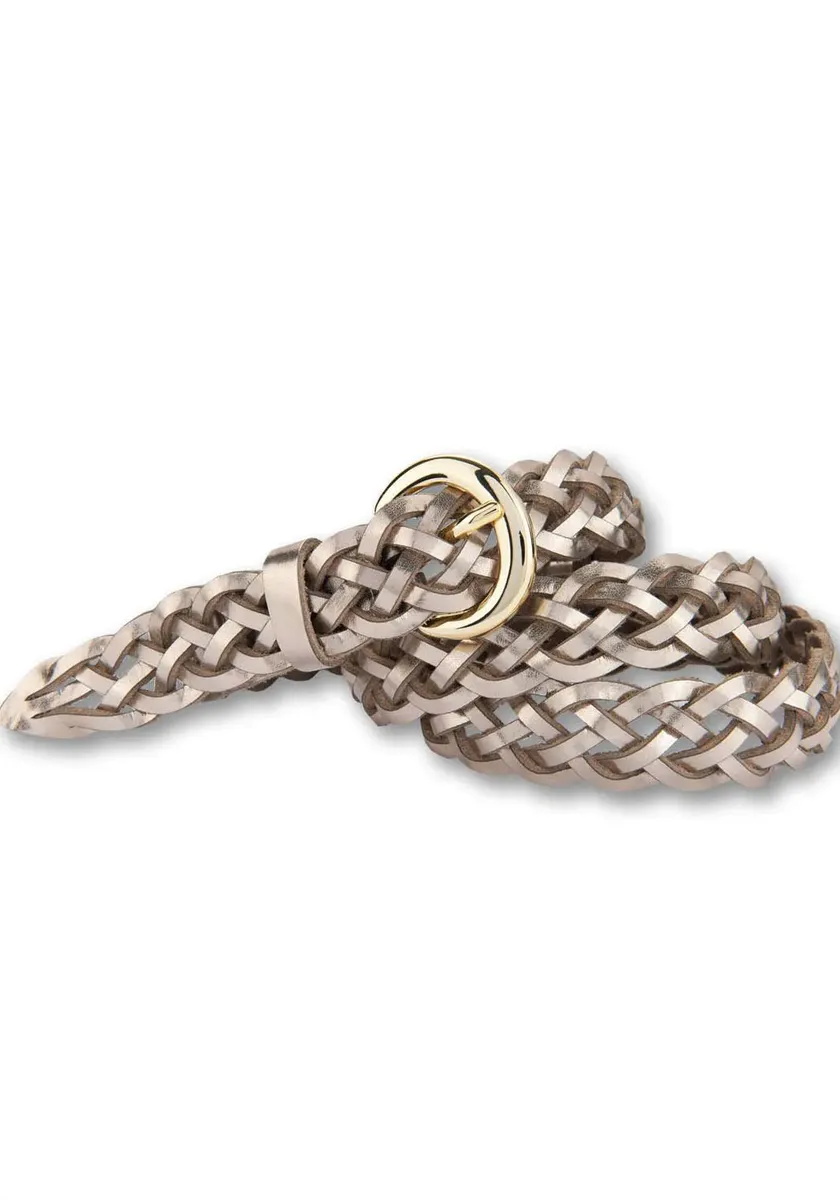 BERND GÖTZ Плетеный ремень, плетеный, золотая пряжка, цвет Platin
BERND GÖTZ Плетеный ремень, плетеный, золотая пряжка, цвет Platin