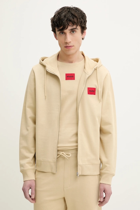 Хлопковая толстовка Hugo, бежевый
Хлопковая толстовка Hugo, бежевый