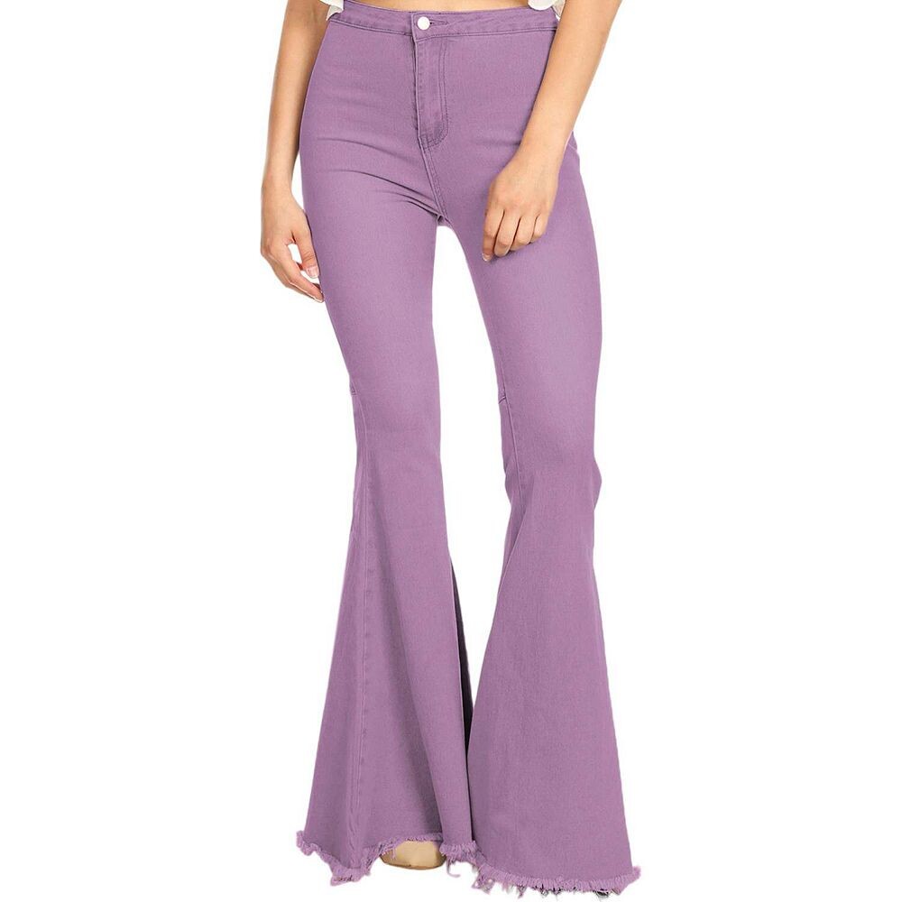 Женские джинсовые джинсы с расклешенным низом и высокой талией Anna-Kaci, фиолетовый
Женские джинсовые джинсы с расклешенным низом и высокой талией Anna-Kaci, фиолетовый