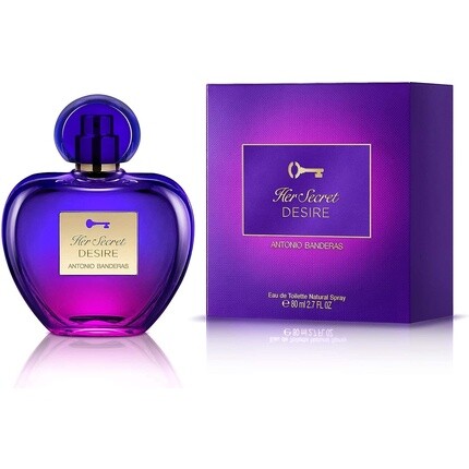 Туалетная вода-спрей для женщин Perfumes Her Secret Desire 80 мл, Antonio Banderas
Туалетная вода-спрей для женщин Perfumes Her Secret Desire 80 мл, Antonio Banderas