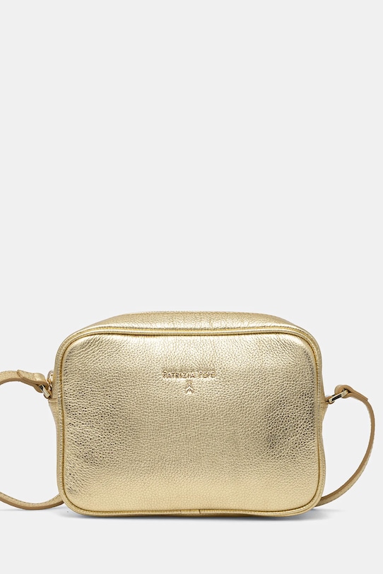 Кожаная сумка Patrizia Pepe, золотой
Кожаная сумка Patrizia Pepe, золотой