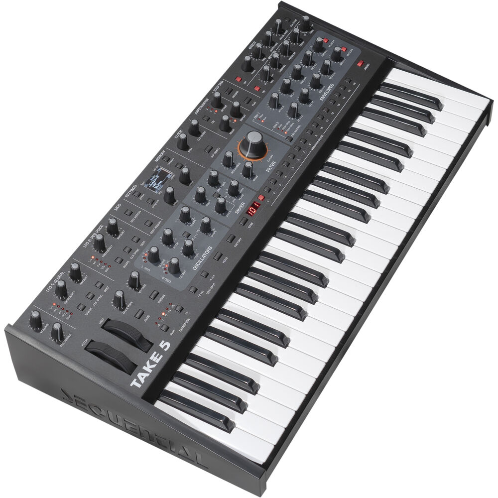 Синтезатор Sequential Take 5 Compact Poly Synthesizer SEQ-3500
Синтезатор Sequential Take 5 Compact Poly Synthesizer SEQ-3500