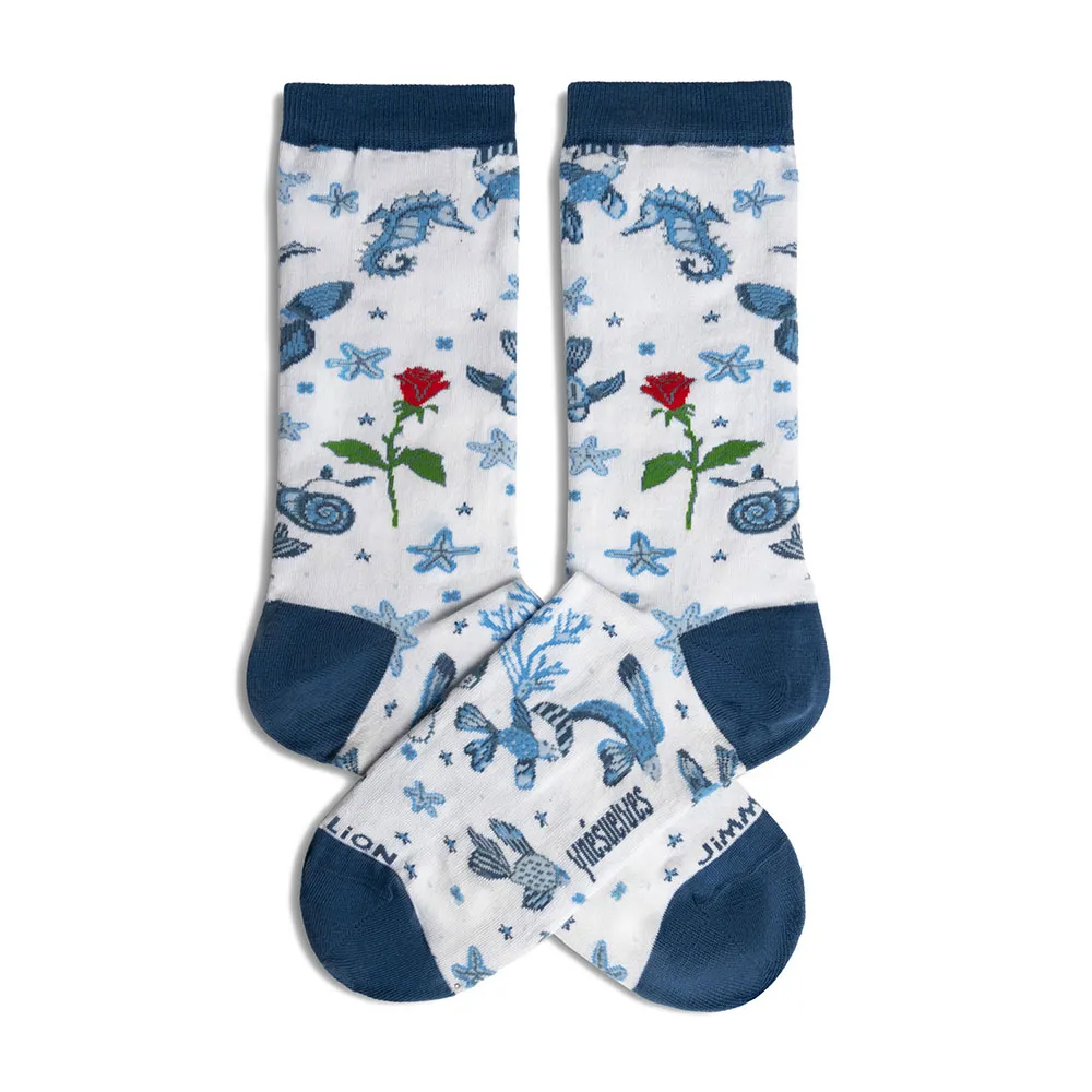 Носки Jimmy Lion Ynes Suelves Mermaids short, белый 
Носки Jimmy Lion Ynes Suelves Mermaids short, белый