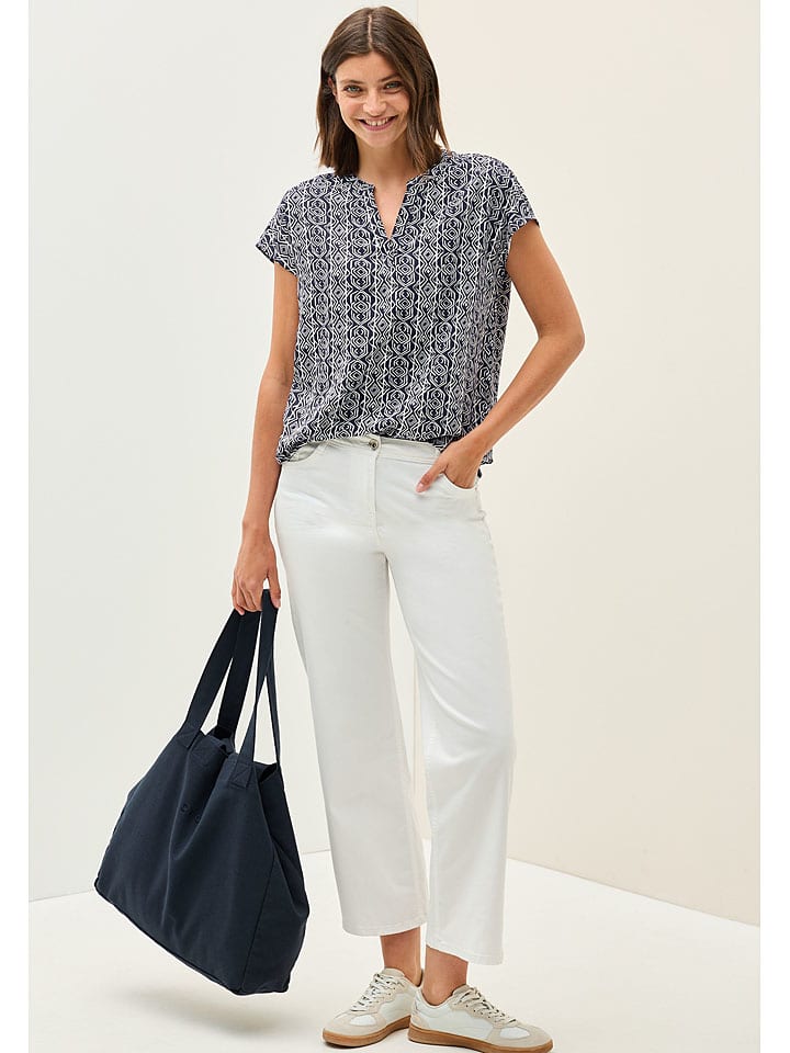 Блузка Cecil, темно-синий/белый
Блузка Cecil, темно-синий/белый