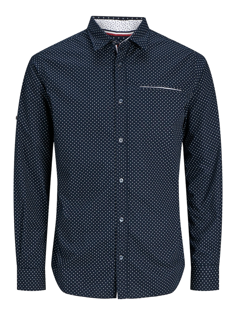 Рубашка Slim Fit на пуговицах JACK & JONES Remy, Night Blue
Рубашка Slim Fit на пуговицах JACK & JONES Remy, Night Blue