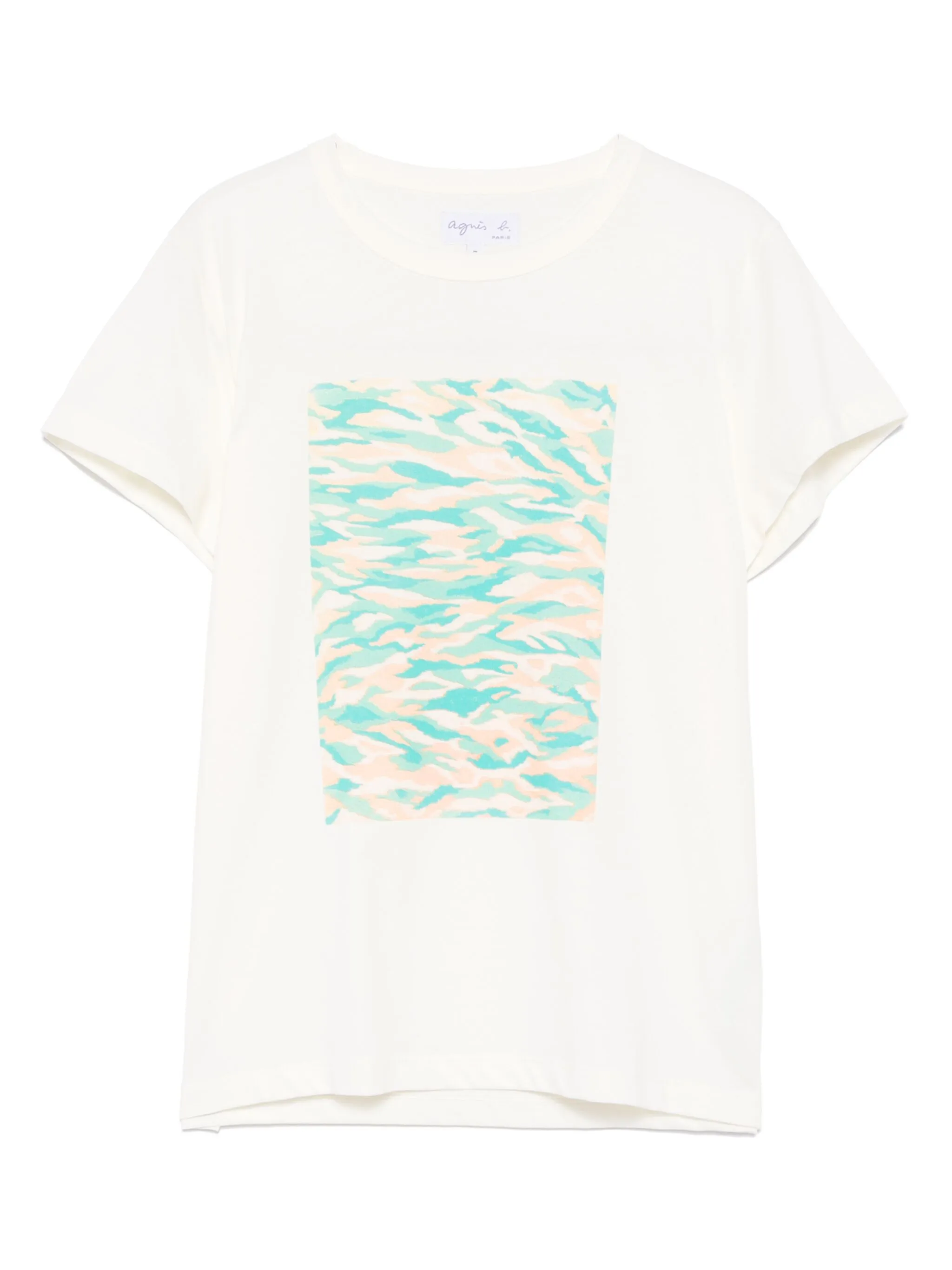 Футболка с графичным принтом Agnès B., кремовый
Футболка с графичным принтом Agnès B., кремовый