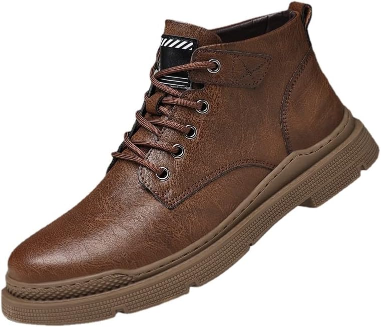 Мужские итальянские высокие повседневные кожаные ботинки crossbaby, с круглым носком, водонепроницаемые, противоскользящие, амортизирующие, деловые ботинки на щиколотку, коричневый
Мужские итальянские высокие повседневные кожаные ботинки crossbaby, с круглым носком, водонепроницаемые, противоскользящие, амортизирующие, деловые ботинки на щиколотку, коричневый