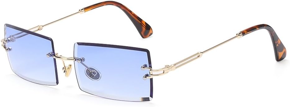 Солнцезащитные очки UV400 для мужчин и женщин | Безободковая металлическая оправа с градиентным рисунком | Для вождения и занятий спортом на открытом воздухе generic, C05
Солнцезащитные очки UV400 для мужчин и женщин | Безободковая металлическая оправа с градиентным рисунком | Для вождения и занятий спортом на открытом воздухе generic, C05