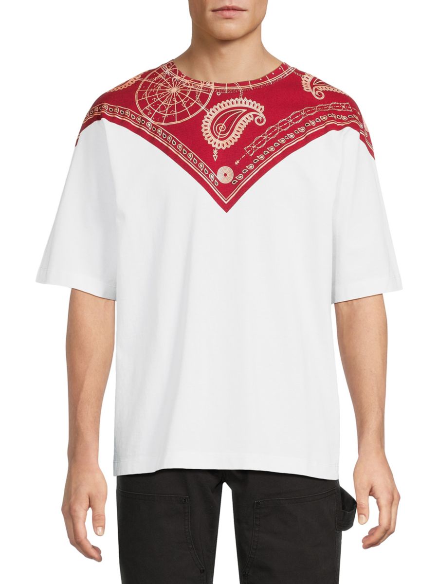Футболка из хлопка с графическим принтом Marcelo Burlon, белый
Футболка из хлопка с графическим принтом Marcelo Burlon, белый