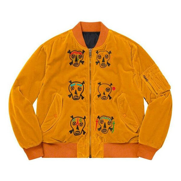 Куртка clayton patterson skulls velvet ma-1 jacket 'yellow white black red' Supreme, желтый
Куртка clayton patterson skulls velvet ma-1 jacket 'yellow white black red' Supreme, желтый