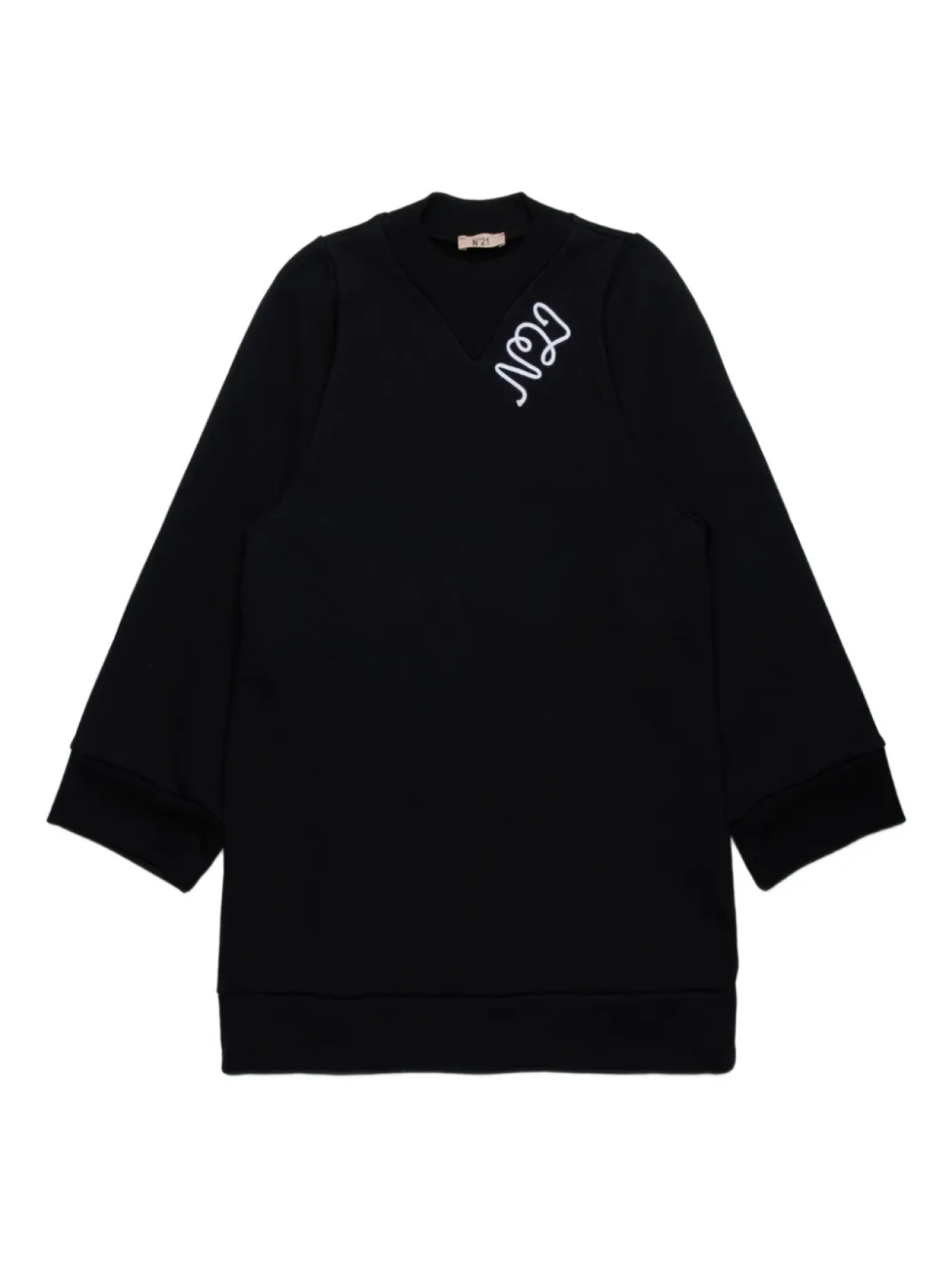 Nº21 Детское платье с вышитым логотипом Nº21 Kids, черный
Nº21 Детское платье с вышитым логотипом Nº21 Kids, черный