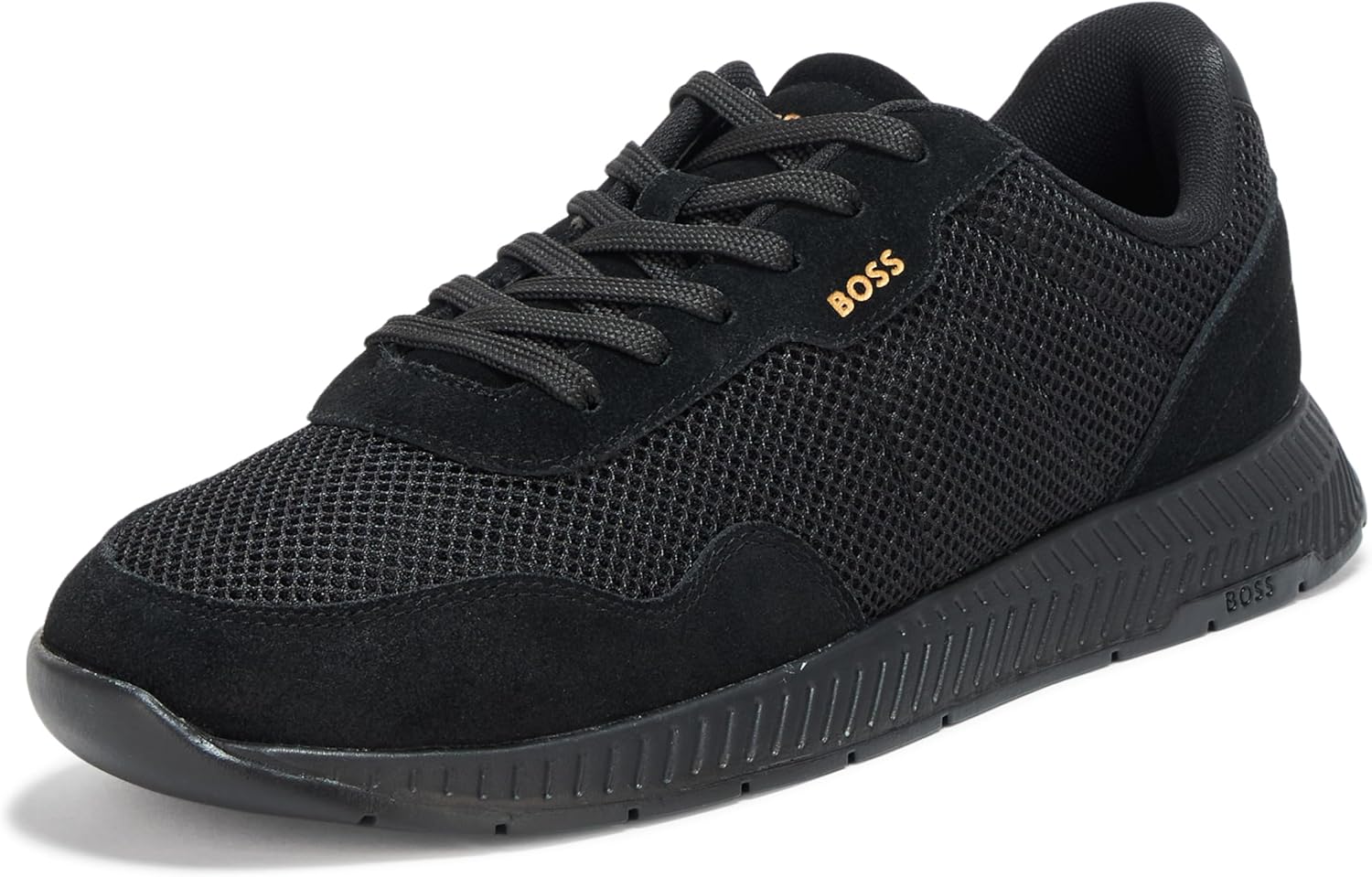 BOSS Мужские кожаные кроссовки low top, Black Carbon
BOSS Мужские кожаные кроссовки low top, Black Carbon