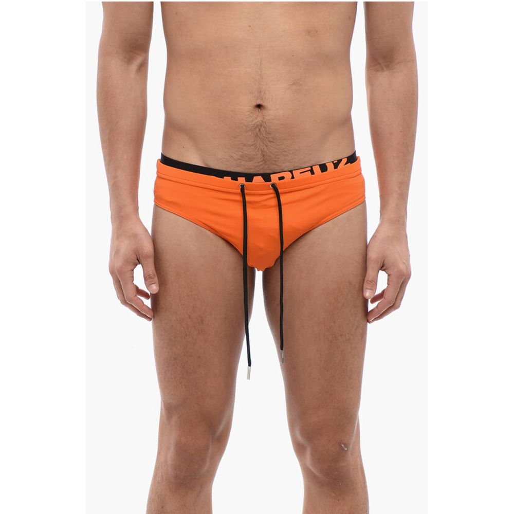 Плавки с логотипом на резинке Dsquared2, оранжевый
Плавки с логотипом на резинке Dsquared2, оранжевый