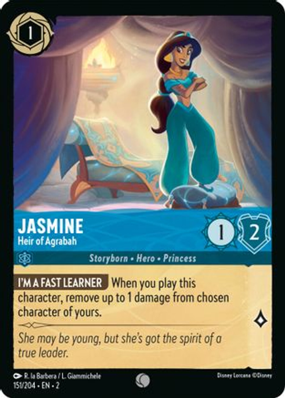 Карточная игра Jasmine - Heir of Agrabah (151/204) - Rise of the Floodborn
Карточная игра Jasmine - Heir of Agrabah (151/204) - Rise of the Floodborn