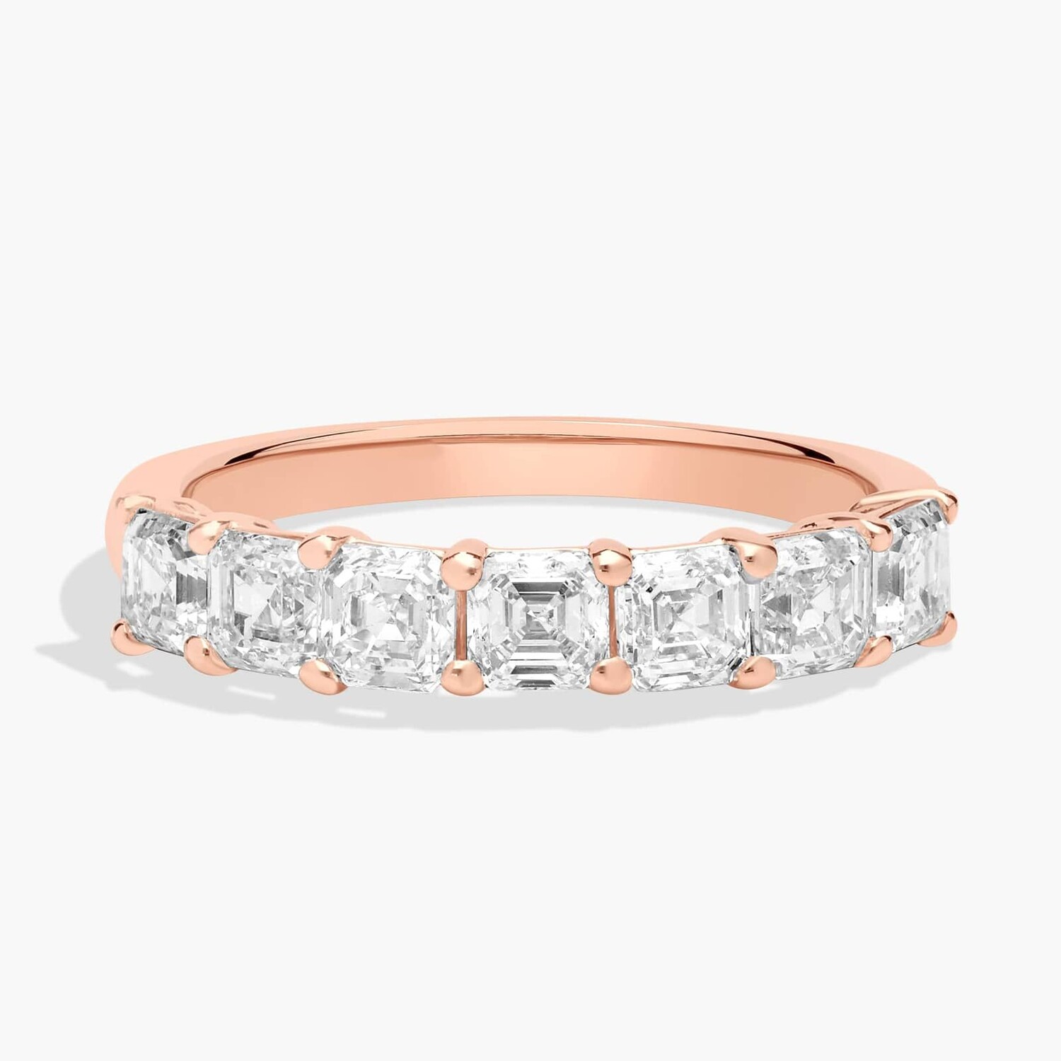 Кольцо с семью выращенными в лаборатории бриллиантами Asscher из розового золота 14 карат (1 1/2 карата, два цвета - FG / VS2-SI1) Blue Nile
Кольцо с семью выращенными в лаборатории бриллиантами Asscher из розового золота 14 карат (1 1/2 карата, два цвета - FG / VS2-SI1) Blue Nile