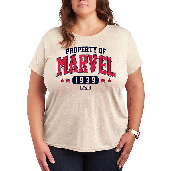 Футболка Plus size с принтом Marvel
Футболка Plus size с принтом Marvel