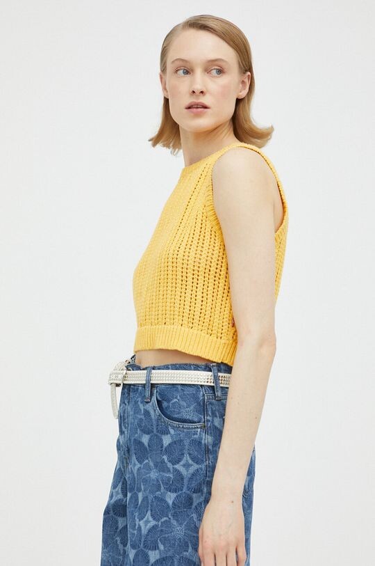 Хлопковый жилет Levi's, желтый
Хлопковый жилет Levi's, желтый