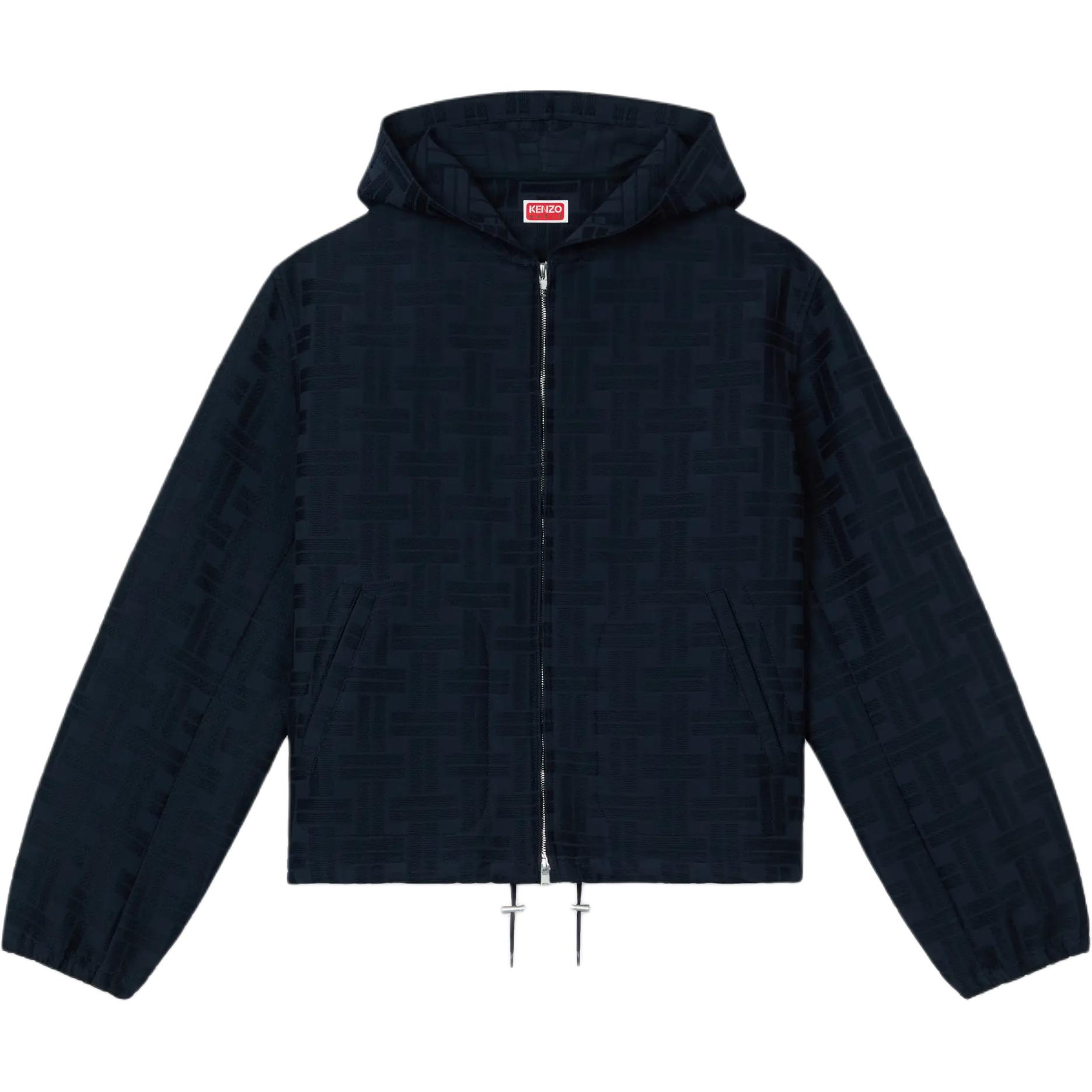 Рубашка с капюшоном из плетеного материала Kenzo, синий черный
Рубашка с капюшоном из плетеного материала Kenzo, синий черный