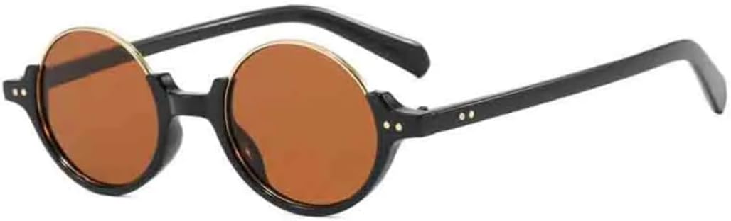 Солнцезащитные очки с защитой UV400 | Металлические панк-очки с круглыми разноцветными линзами | для женщин и мужчин, для занятий спортом на открытом воздухе и вождения DSVIGF, Black Brown
Солнцезащитные очки с защитой UV400 | Металлические панк-очки с круглыми разноцветными линзами | для женщин и мужчин, для занятий спортом на открытом воздухе и вождения DSVIGF, Black Brown