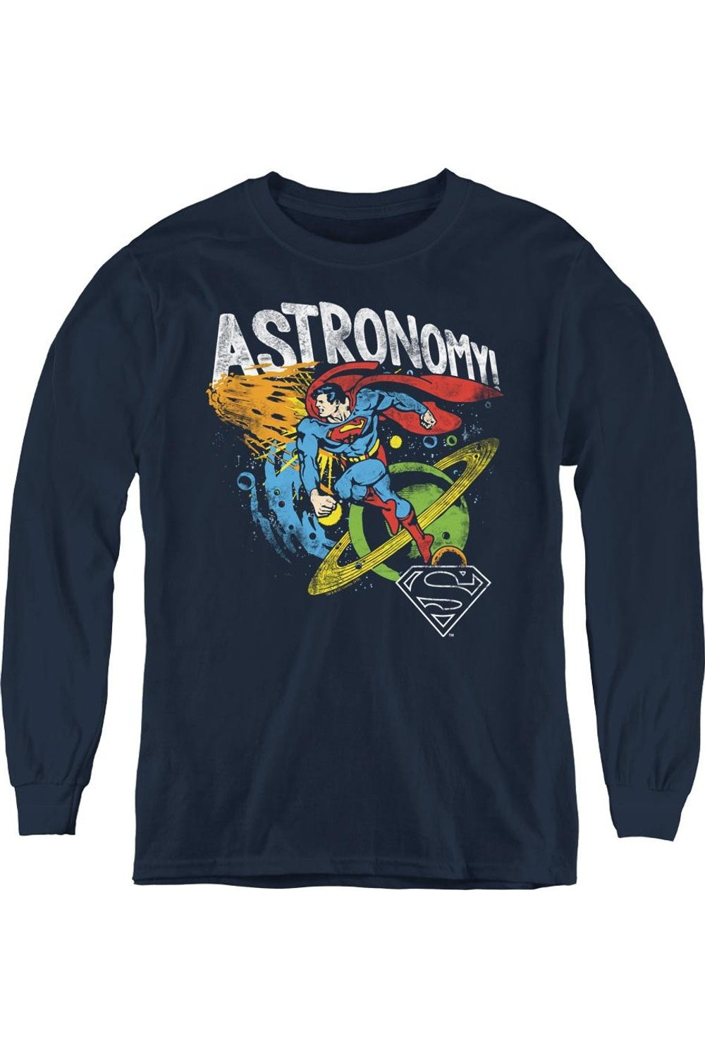 Футболка с длинным рукавом DC Comics Astronomy Youth Gildan, темно-синий
Футболка с длинным рукавом DC Comics Astronomy Youth Gildan, темно-синий