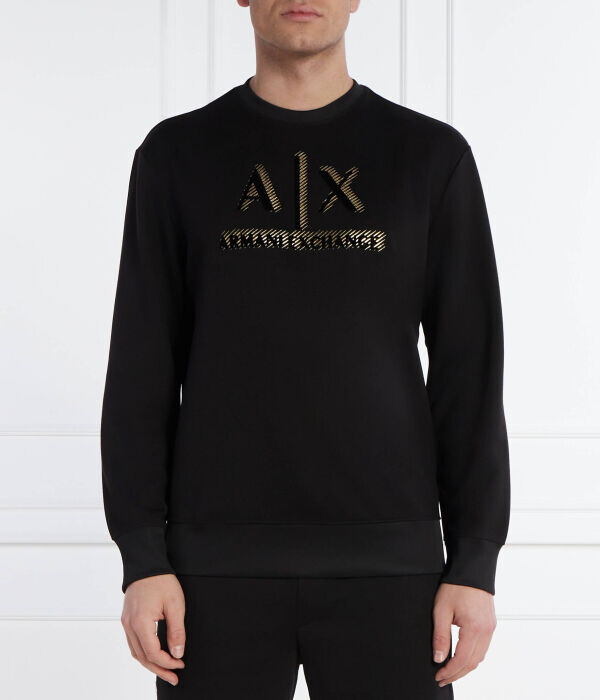 Толстовка мужская Armani Exchange с золотым логотипом, черный
Толстовка мужская Armani Exchange с золотым логотипом, черный
