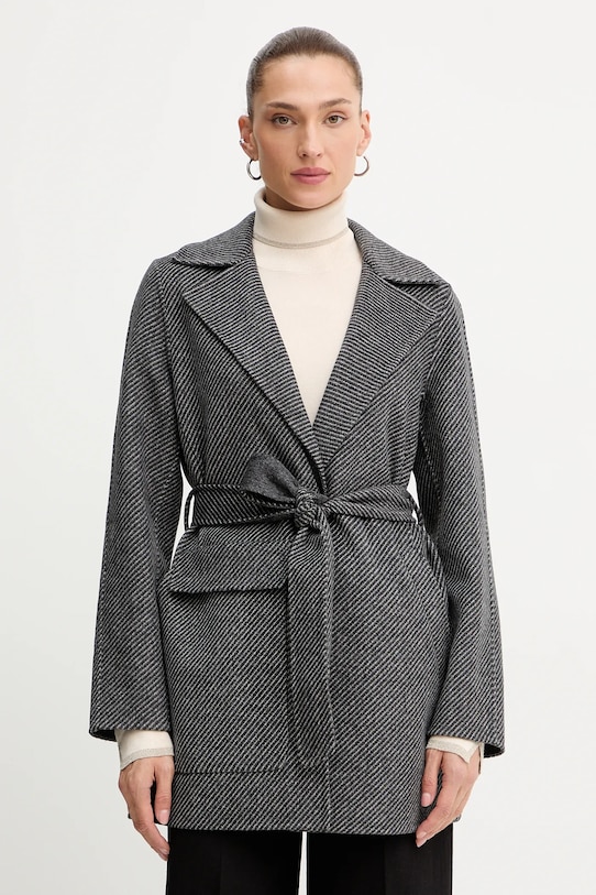 Пальто с шерстью Armani Exchange, серый
Пальто с шерстью Armani Exchange, серый