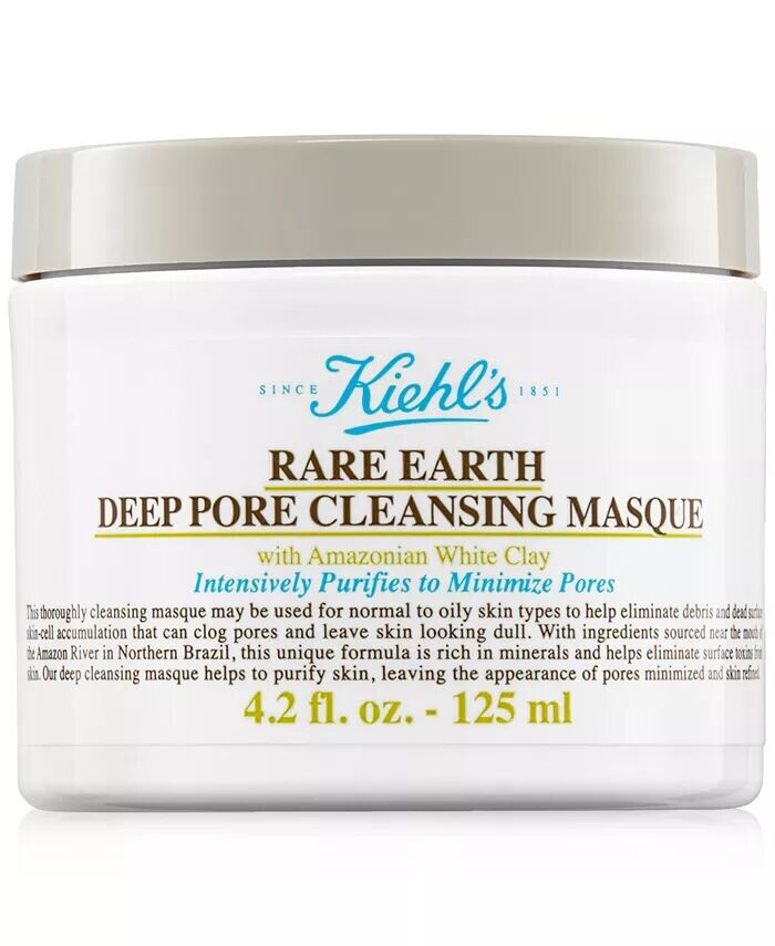 Маска для глубокого очищения пор с редкоземельными элементами, 4,2 эт. унция Kiehl'S Since 1851
Маска для глубокого очищения пор с редкоземельными элементами, 4,2 эт. унция Kiehl'S Since 1851
