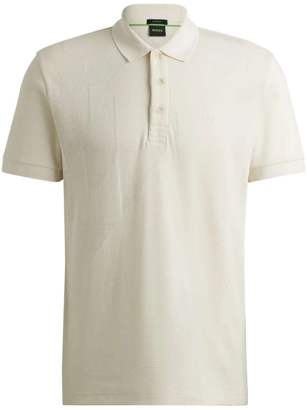 Рубашка поло с логотипом BOSS, нейтральный 
Рубашка поло с логотипом BOSS, нейтральный