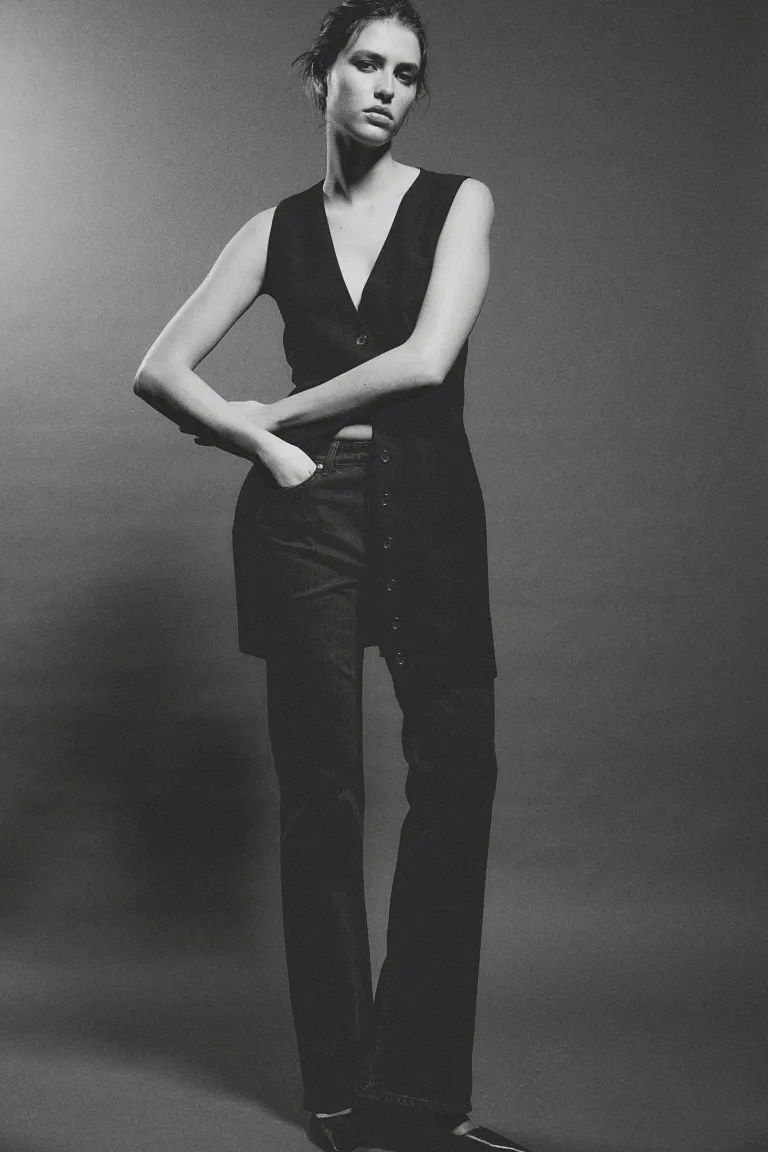 Высокие джинсы ботфортного кроя H&M, черный
Высокие джинсы ботфортного кроя H&M, черный