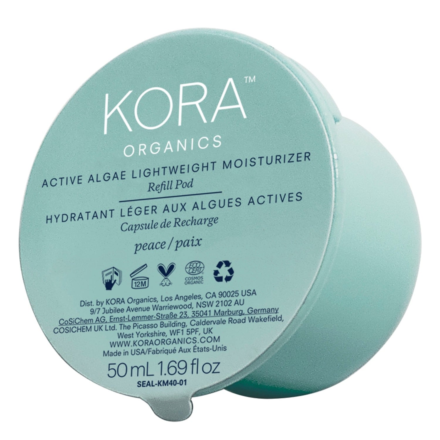 Крем для лица active algae lightweight moisturizer pod Kora Organics, объем 50 мл
Крем для лица active algae lightweight moisturizer pod Kora Organics, объем 50 мл