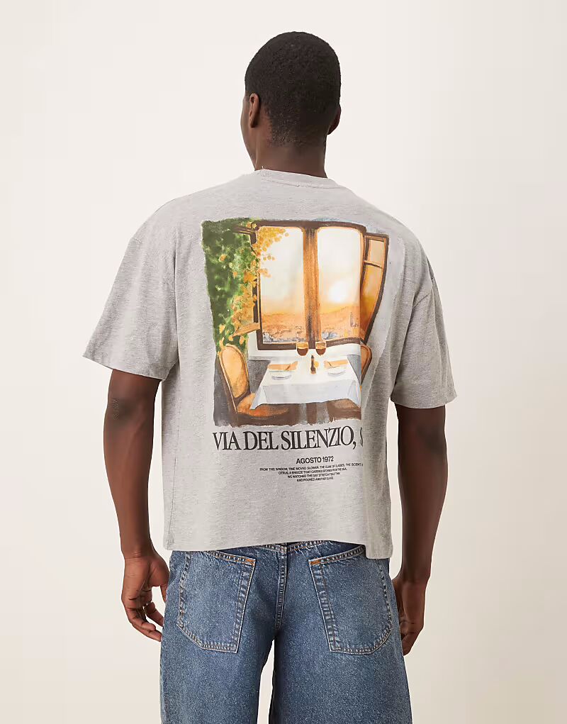 Футболка свободного кроя ASOS DESIGN с живописным рисунком серого меланжевого цвета
Футболка свободного кроя ASOS DESIGN с живописным рисунком серого меланжевого цвета