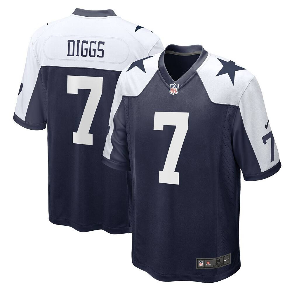 Мужское джерси Nike Trevon Diggs темно-синего цвета Dallas Cowboys Alternate Game, цвет Cow Navy
Мужское джерси Nike Trevon Diggs темно-синего цвета Dallas Cowboys Alternate Game, цвет Cow Navy