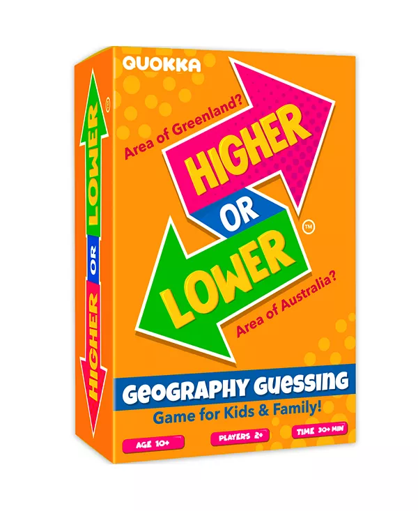 Настольная игра для детей - семейная карточная игра для детей и взрослых - больше или меньше | весёлые вопросы-угадайки | легко научиться | 2+ игрока Quokka, geography
Настольная игра для детей - семейная карточная игра для детей и взрослых - больше или меньше | весёлые вопросы-угадайки | легко научиться | 2+ игрока Quokka, geography
