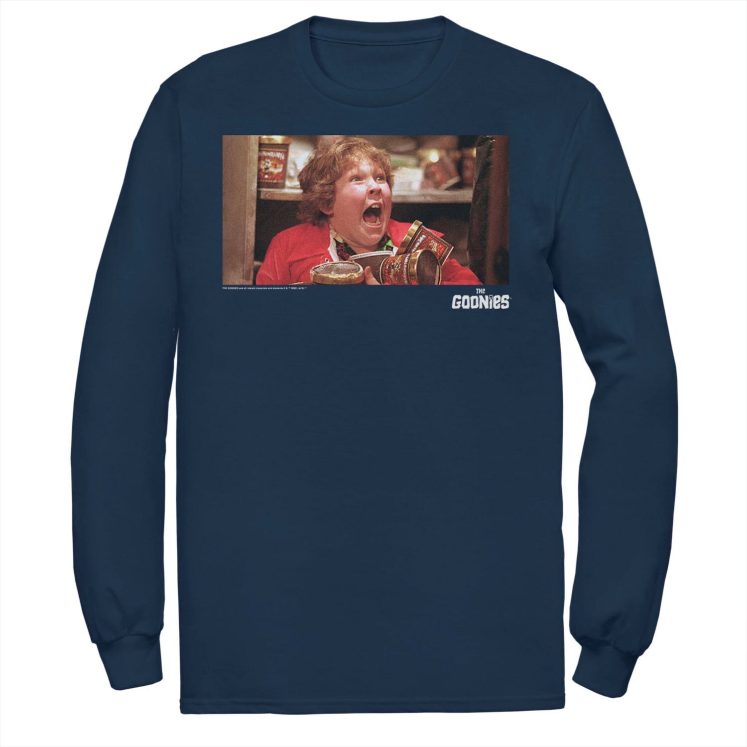 Мужская футболка с портретом The Goonies Chunk Snack Time Licensed Character
Мужская футболка с портретом The Goonies Chunk Snack Time Licensed Character