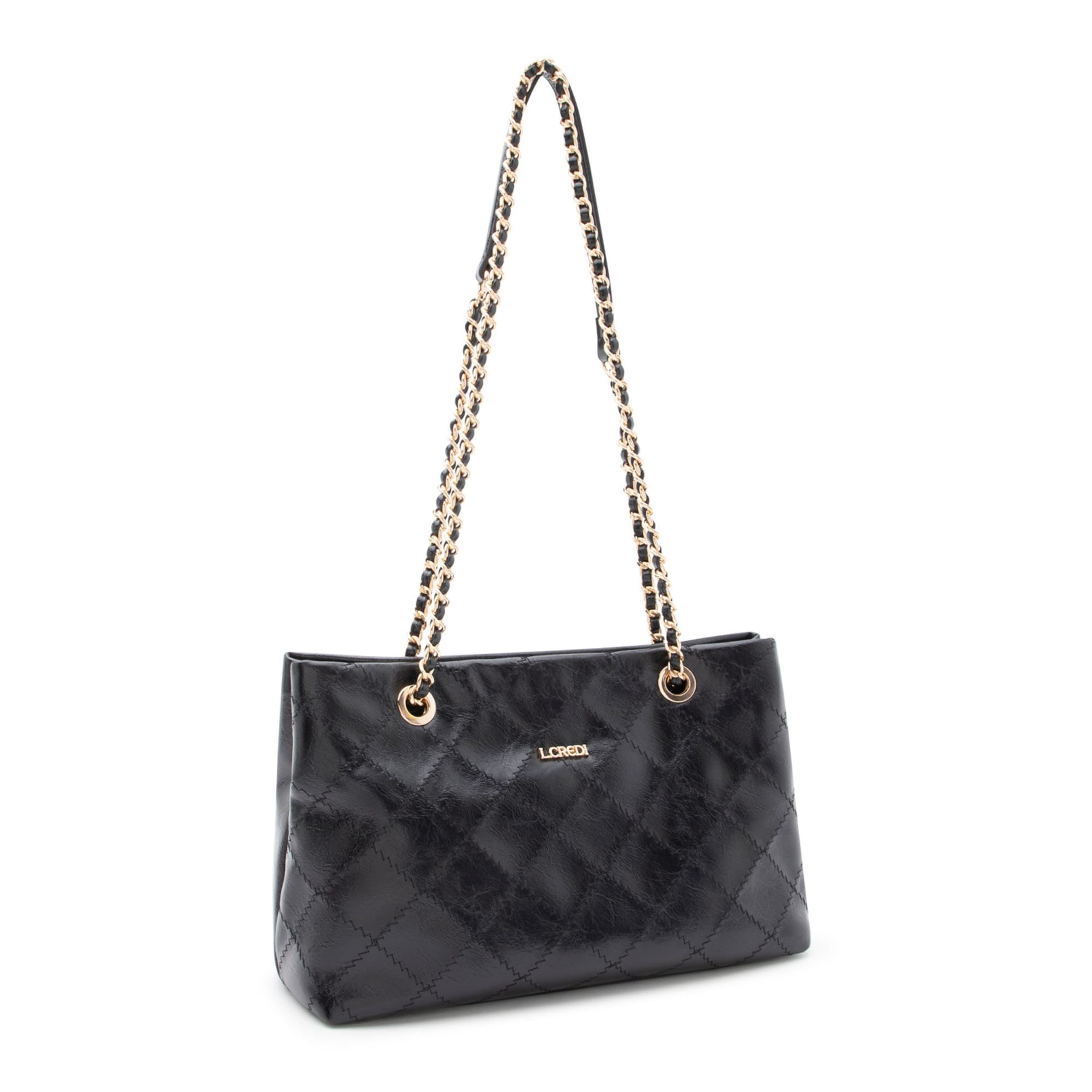 L.CREDI Шоппер 'Remalia' в черном цвете
L.CREDI Шоппер 'Remalia' в черном цвете