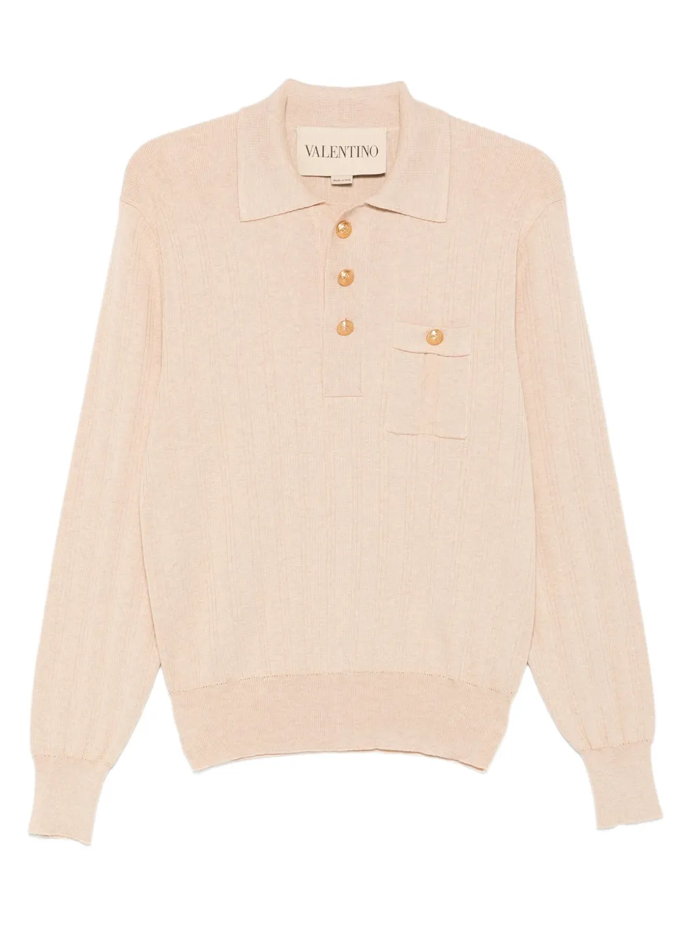 Рубашка поло в рубчик VALENTINO GARAVANI, нейтральный
Рубашка поло в рубчик VALENTINO GARAVANI, нейтральный