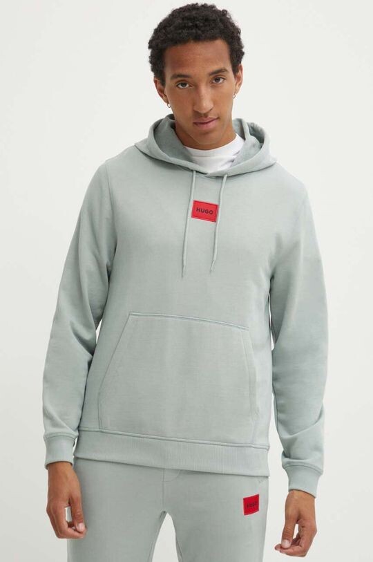 Хлопковая толстовка Hugo, зеленый
Хлопковая толстовка Hugo, зеленый