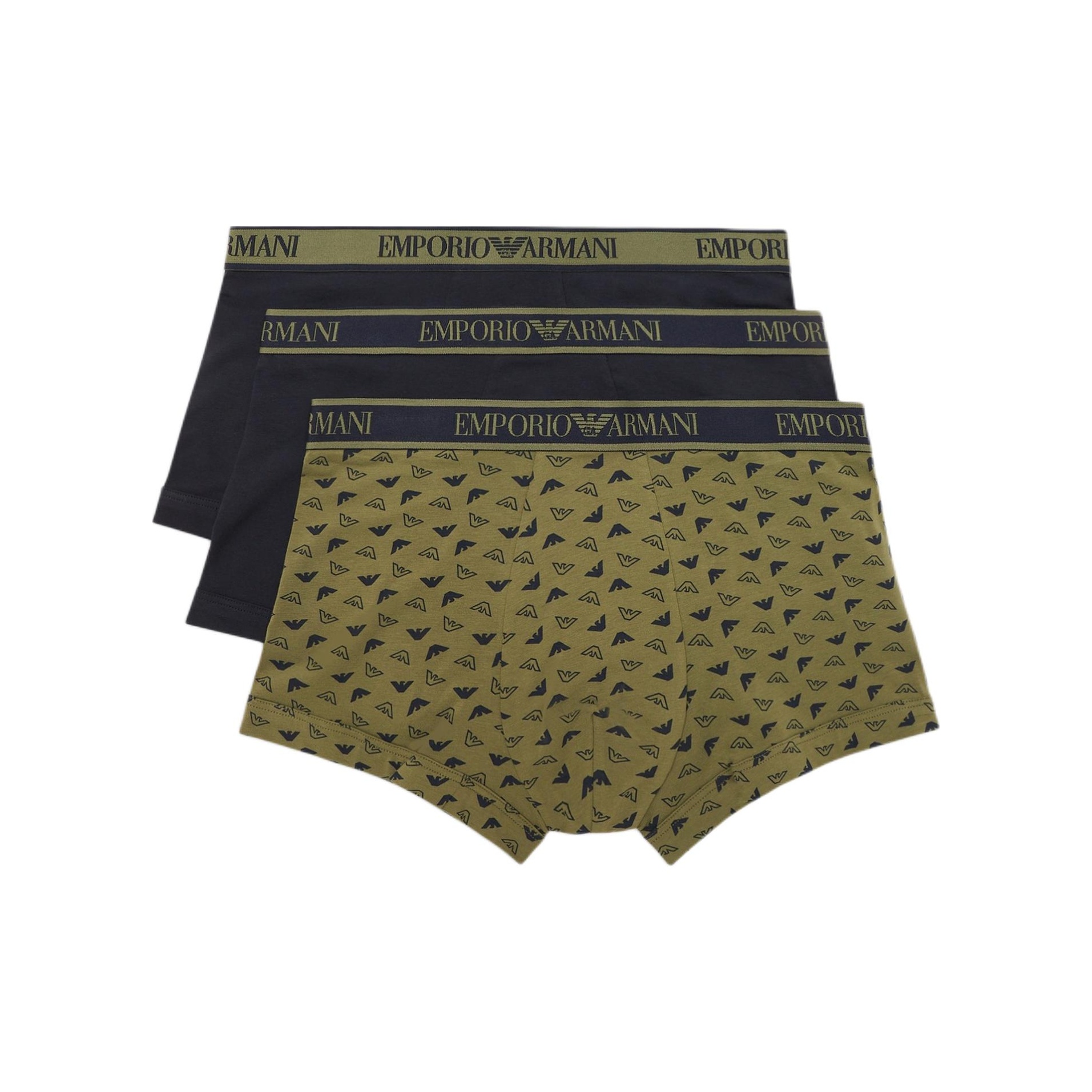EMPORIO ARMANI Трусы мужские 3 шт Navy+Olive Green+Navy
EMPORIO ARMANI Трусы мужские 3 шт Navy+Olive Green+Navy