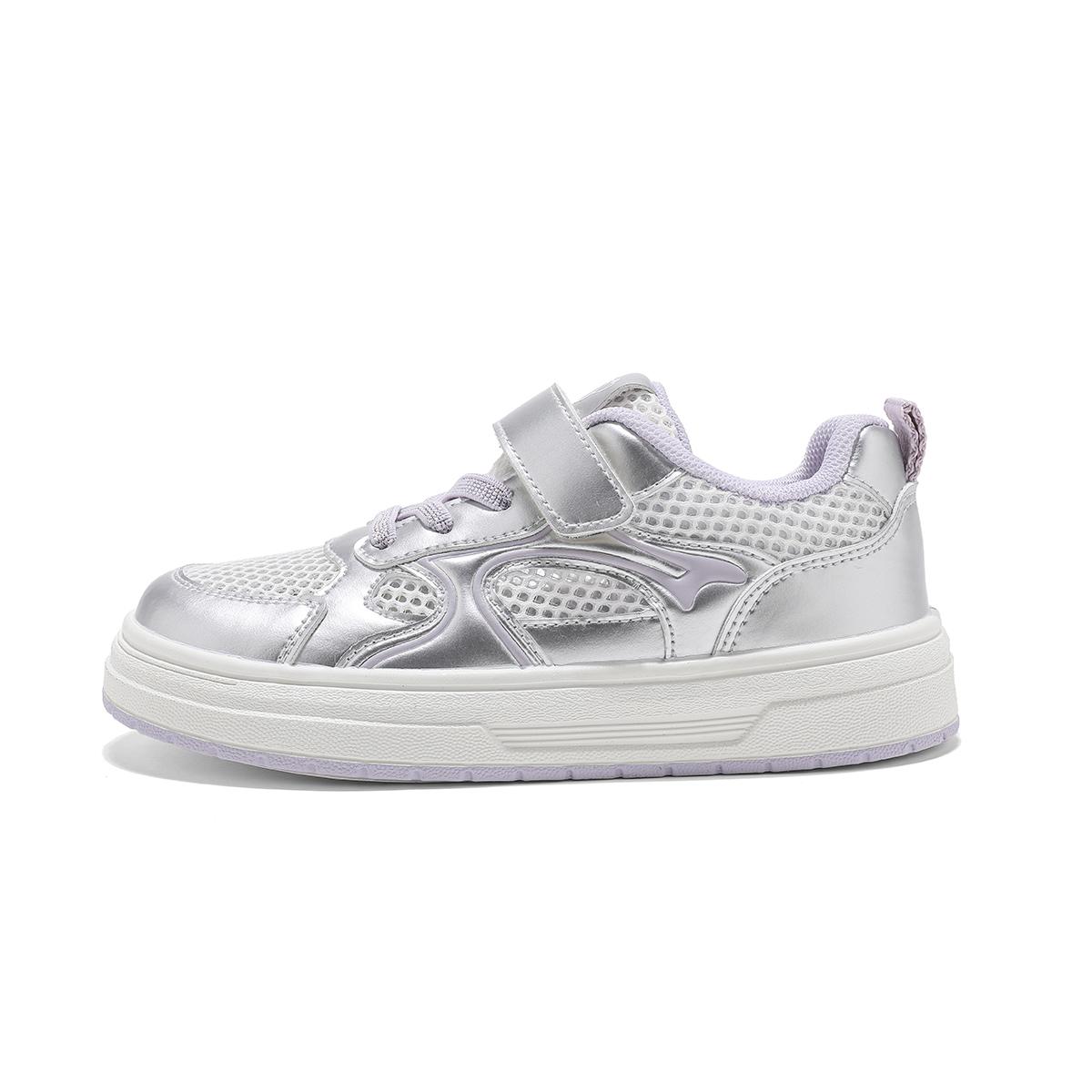 Нескользящие, устойчивые к истиранию, дышащие, низкие кроссовки для скейтбординга для детей BIG WASP, серебряный/фиолетовый 
Нескользящие, устойчивые к истиранию, дышащие, низкие кроссовки для скейтбординга для детей BIG WASP, серебряный/фиолетовый