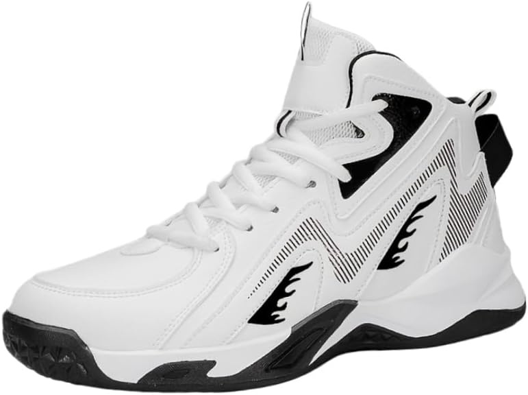 Высокие баскетбольные кроссовки большого размера для мужчин с толстой подошвой - удобные и дышащие спортивные обувь с амортизацией, подходят для пробежек и тренировок на улице Clolinde
Высокие баскетбольные кроссовки большого размера для мужчин с толстой подошвой - удобные и дышащие спортивные обувь с амортизацией, подходят для пробежек и тренировок на улице Clolinde