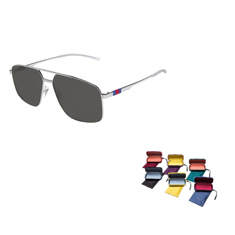 GUCCI Авиаторские солнцезащитные очки унисекс серебристые
GUCCI Авиаторские солнцезащитные очки унисекс серебристые