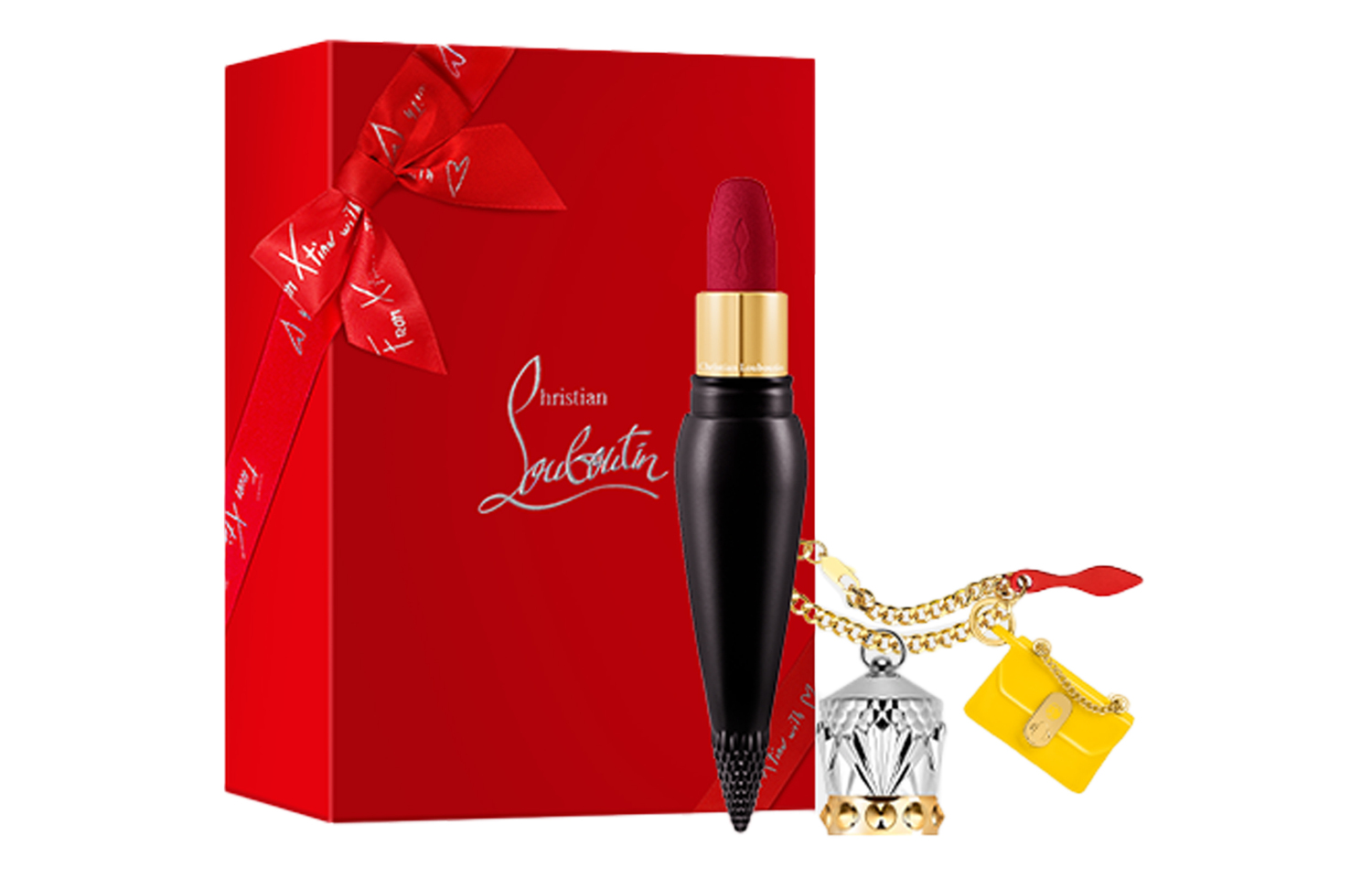 Christian Louboutin Помада CL Custom Box Queen's Baton Soft Matte, легко растушевывается, 318M+, короткая цепочка, красные губы
Christian Louboutin Помада CL Custom Box Queen's Baton Soft Matte, легко растушевывается, 318M+, короткая цепочка, красные губы