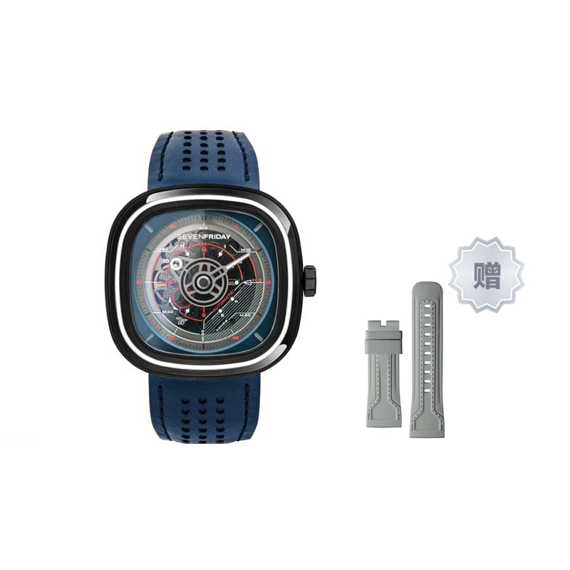 SEVENFRIDAY Часы Automatic Mechanical Movement Unisex Watch Blue Dial, Blue+Silicone Strap
SEVENFRIDAY Часы Automatic Mechanical Movement Unisex Watch Blue Dial, Blue+Silicone Strap