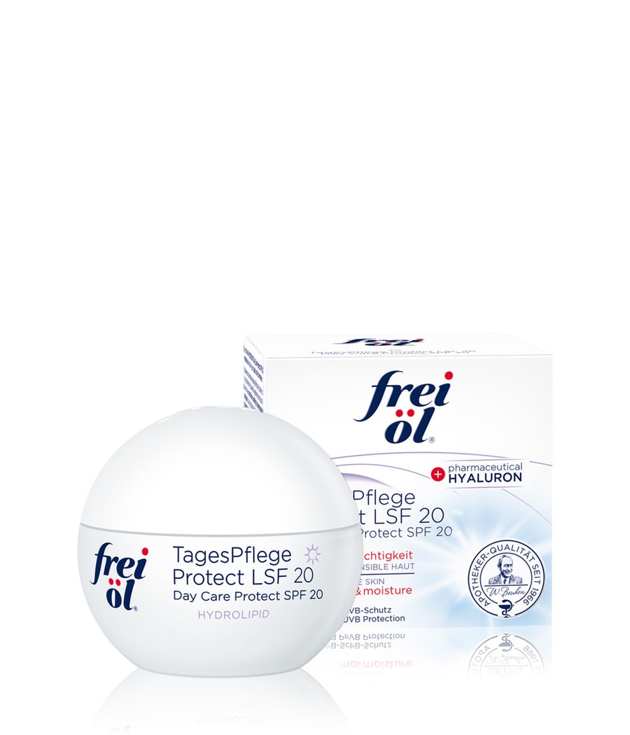 Дневной крем frei öl Hydrolipid TagesPflege Protect LSF 20, 50 ml
Дневной крем frei öl Hydrolipid TagesPflege Protect LSF 20, 50 ml