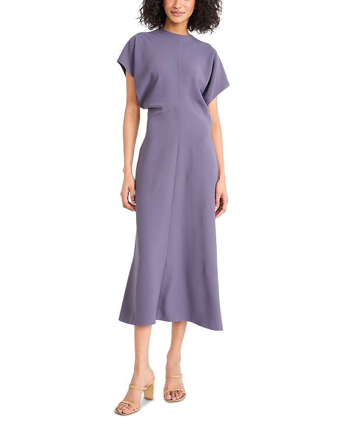 Короткий рукав, плиссированное миди-платье Luxely, фиолетовый
Короткий рукав, плиссированное миди-платье Luxely, фиолетовый