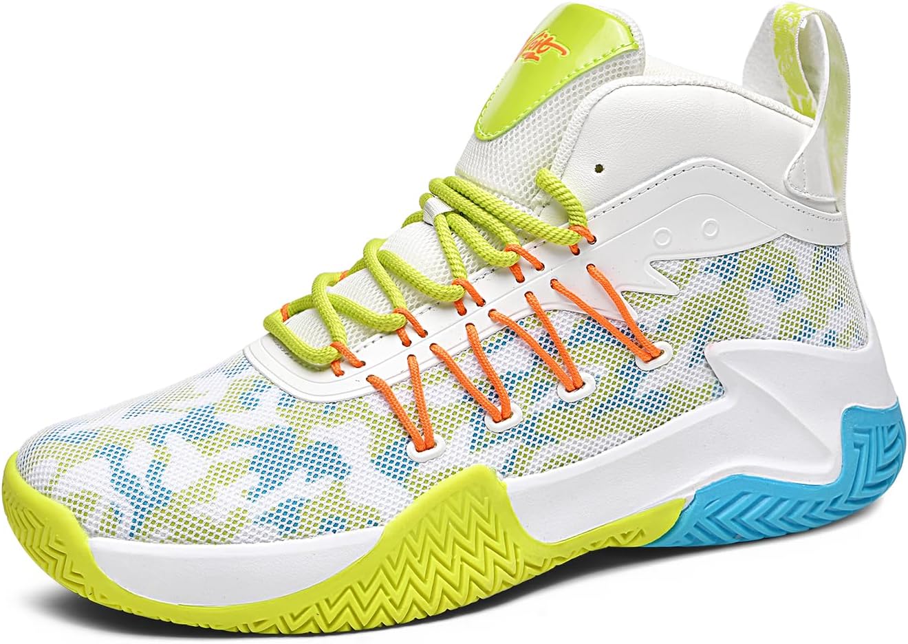 Женские и мужские баскетбольные кроссовки Комфортные противоскользящие для уличного спорта и волейбола Bacury, зеленый
Женские и мужские баскетбольные кроссовки Комфортные противоскользящие для уличного спорта и волейбола Bacury, зеленый