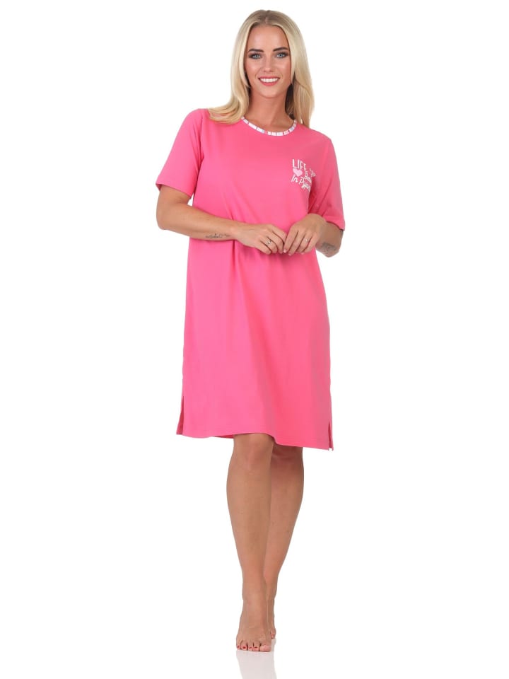 Ночная рубашка с короткими рукавами, элегантный вид, размер plus size 125 214 667, цвет розовый NORMANN
Ночная рубашка с короткими рукавами, элегантный вид, размер plus size 125 214 667, цвет розовый NORMANN