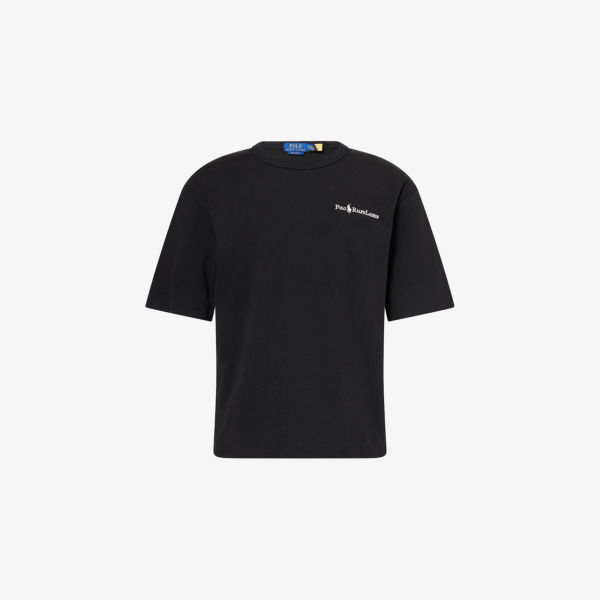 Футболка из хлопка с вышитым логотипом и круглым вырезом Polo Ralph Lauren, черный
Футболка из хлопка с вышитым логотипом и круглым вырезом Polo Ralph Lauren, черный