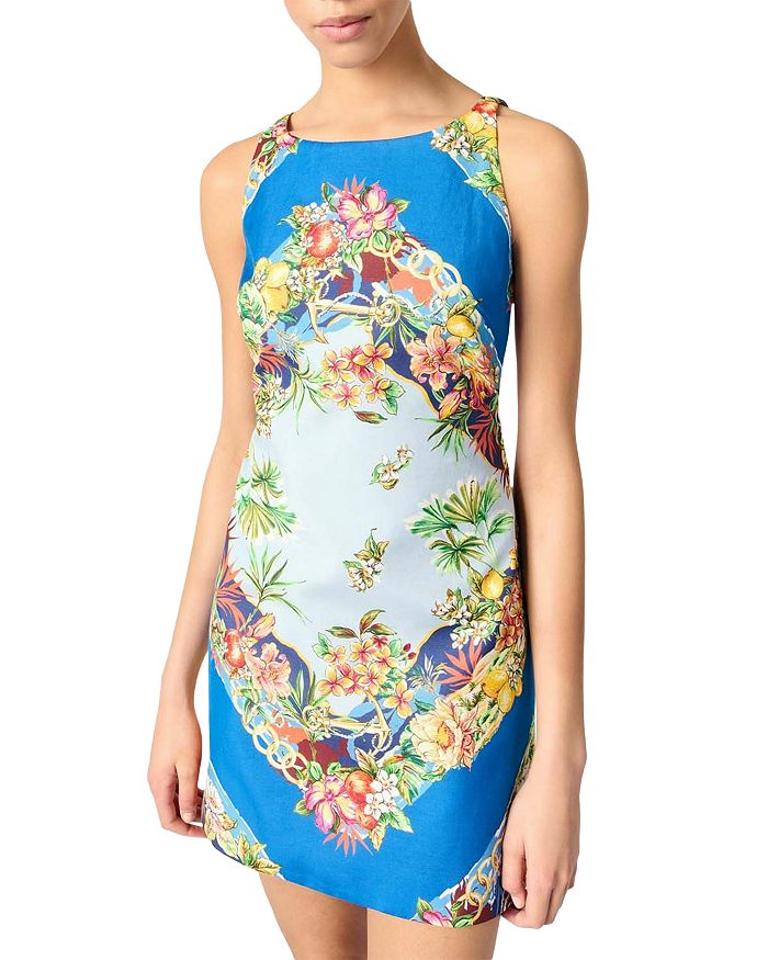 Платье-трапеция с принтом Maje, синий
Платье-трапеция с принтом Maje, синий