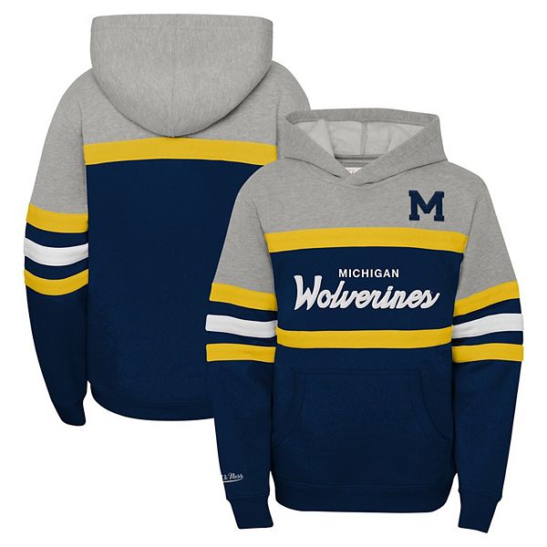 Толстовка Youth navy Michigan Wolverines Head Coach Mitchell & Ness
Толстовка Youth navy Michigan Wolverines Head Coach Mitchell & Ness
